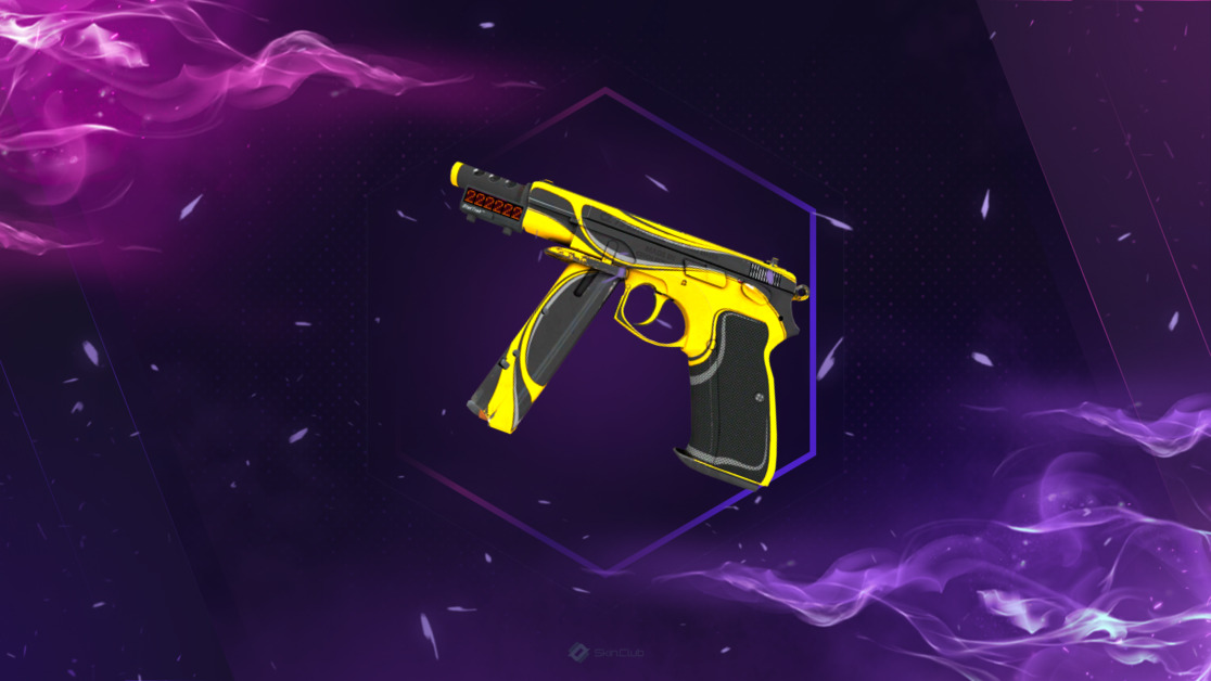 StatTrak™ CZ75-Auto | Yellow Jacket (Field-Tested)