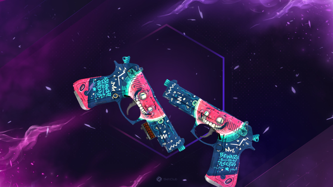 StatTrak™ Dual Berettas | Melondrama (Field-Tested)