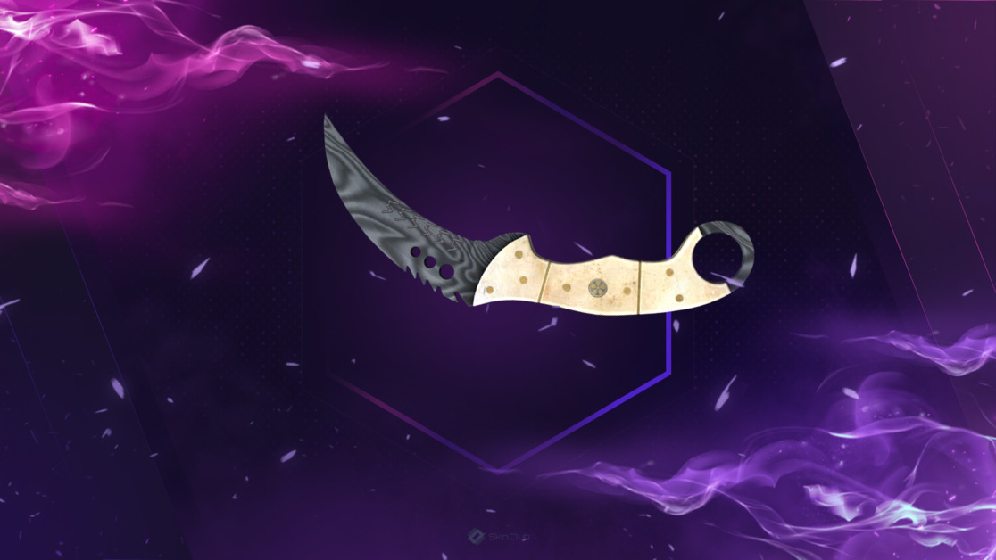 ★ StatTrak™ Talon Knife | Damascus Steel (Minimal Wear)