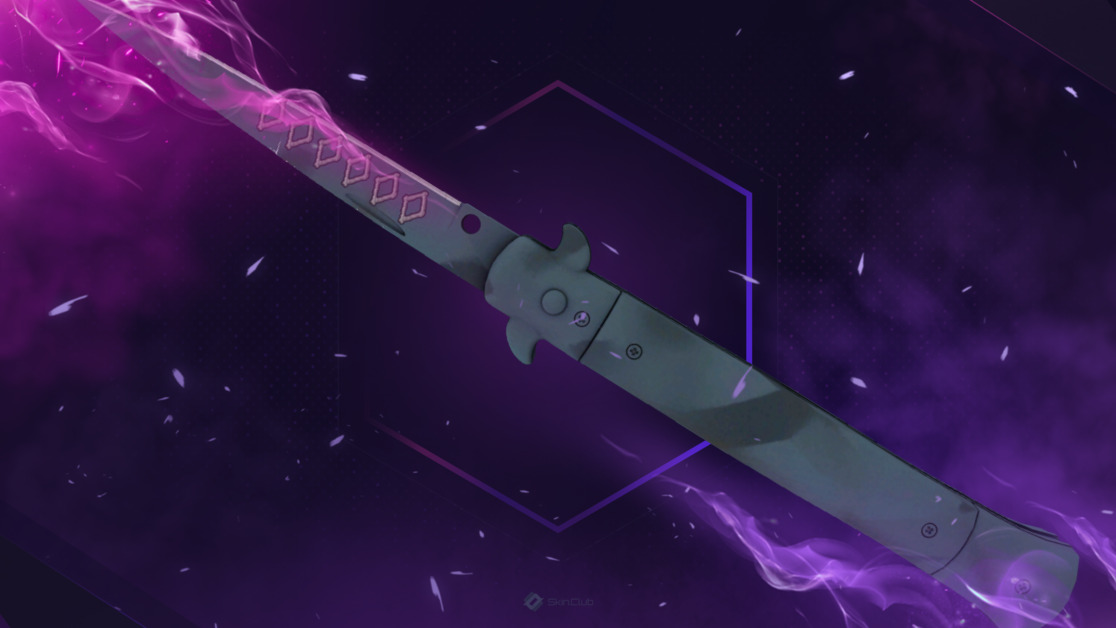 ★ StatTrak™ Stiletto Knife | Night Stripe (Factory New)