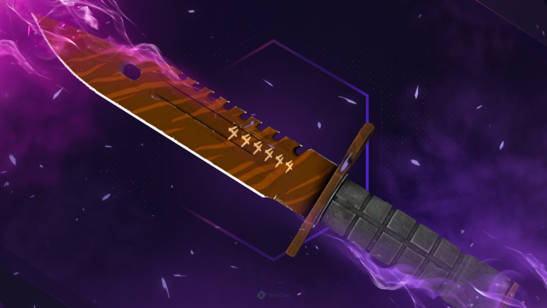 ★ StatTrak™ M9 Bayonet | Tiger Tooth (Factory New)