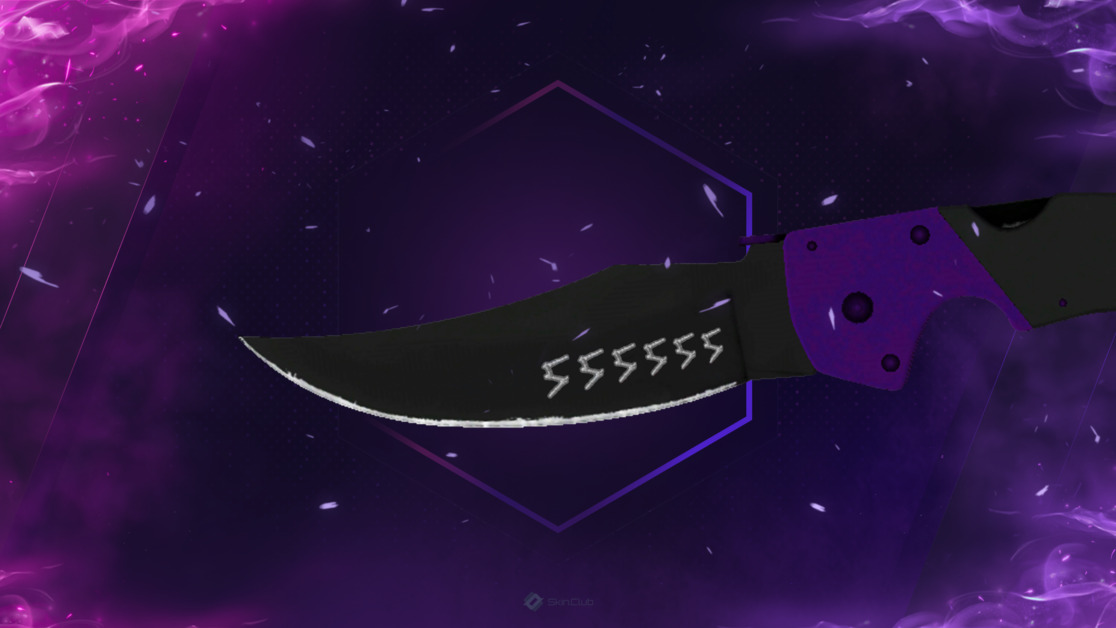 ★ StatTrak™ Falchion Knife | Ultraviolet (Factory New)