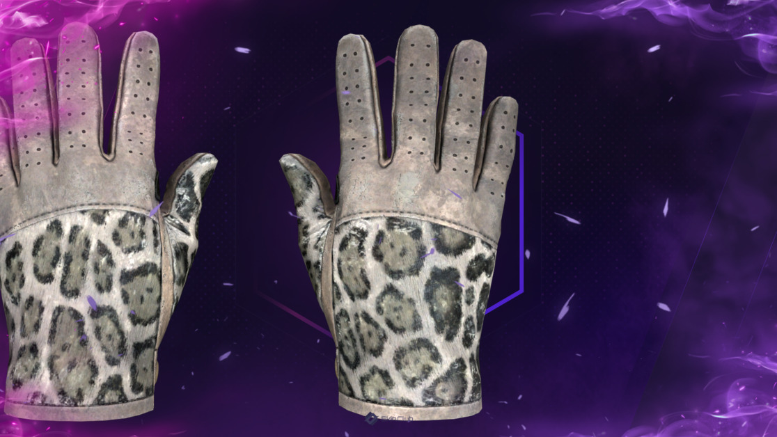 ★ Driver Gloves | Snow Leopard (Battle-Scarred)
