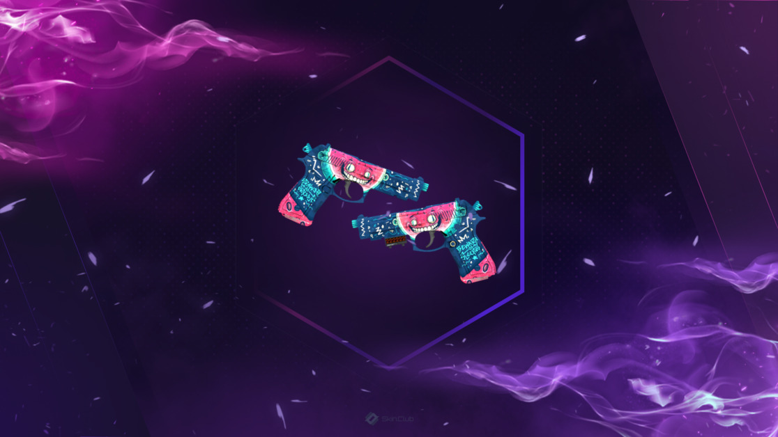 StatTrak™ Dual Berettas | Melondrama (Factory New)