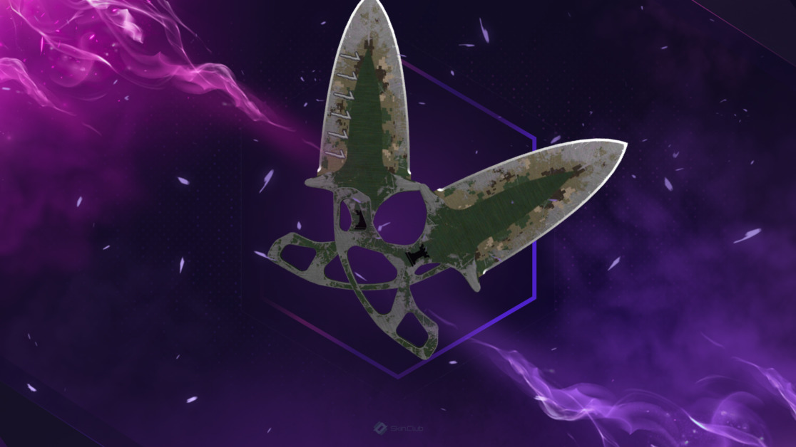 ★ StatTrak™ Shadow Daggers | Forest DDPAT (Battle-Scarred)
