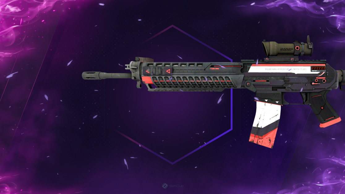 StatTrak™ SG 553 | Cyrex (Well-Worn)