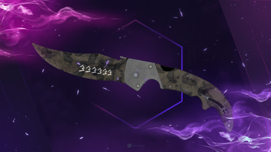 ★ StatTrak™ Falchion Knife | Stained (Well-Worn)