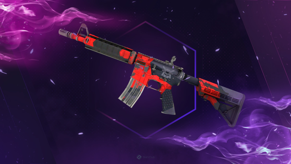 StatTrak™ M4A4 | Evil Daimyo (Well-Worn)