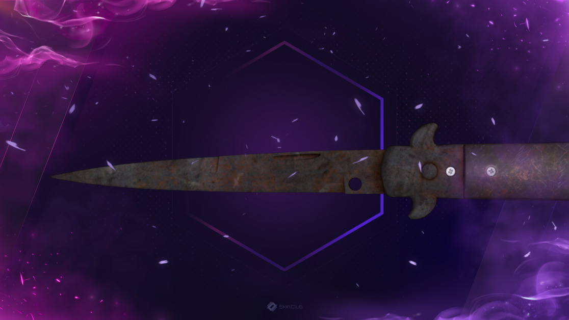 ★ Stiletto Knife | Rust Coat (Battle-Scarred)