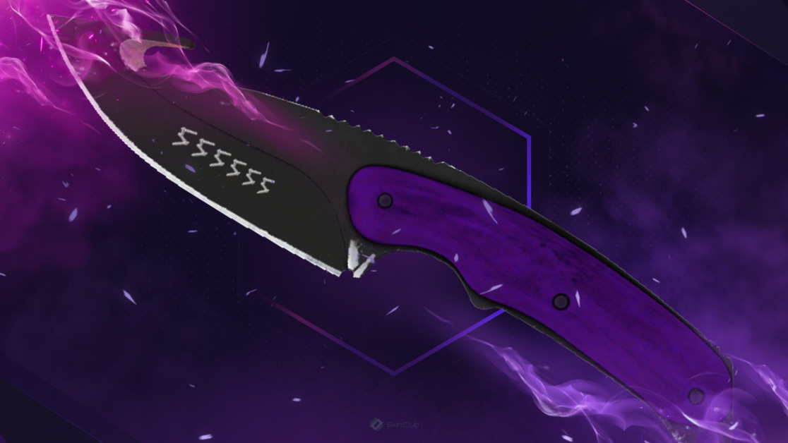 ★ StatTrak™ Gut Knife | Ultraviolet (Factory New)