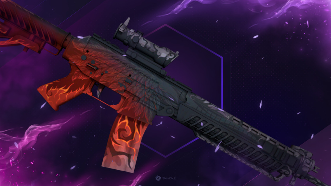 SG 553 | Darkwing (Minimal Wear)