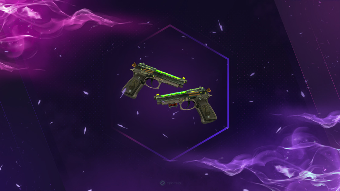 StatTrak™ Dual Berettas | Cobra Strike (Factory New)