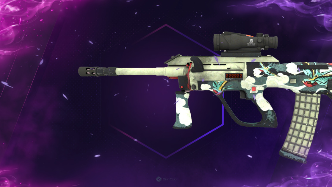 StatTrak™ AUG | Fleet Flock (Well-Worn)