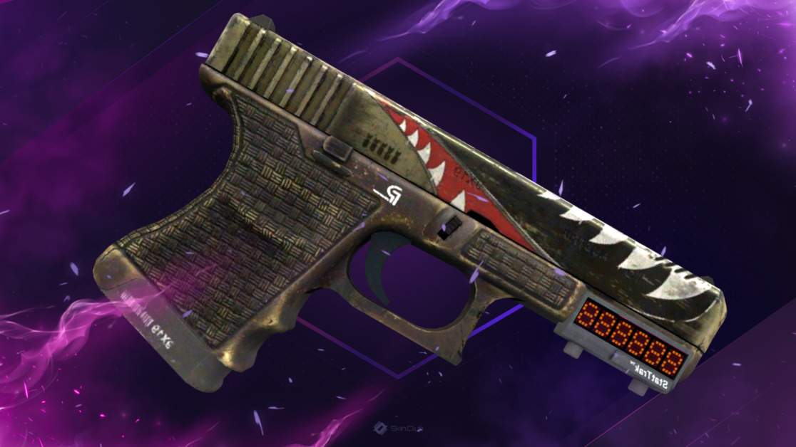 StatTrak™ Glock-18 | Warhawk (Well-Worn)