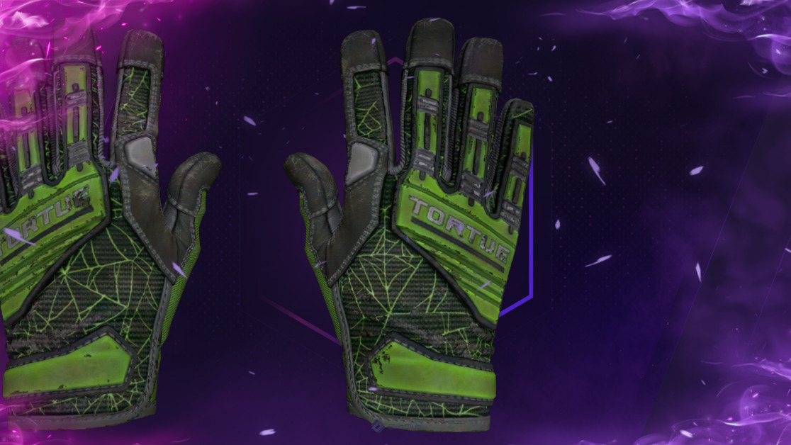 ★ Specialist Gloves | Emerald Web (Well-Worn)