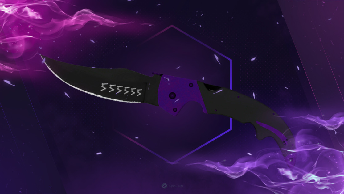 ★ StatTrak™ Falchion Knife | Ultraviolet (Factory New)