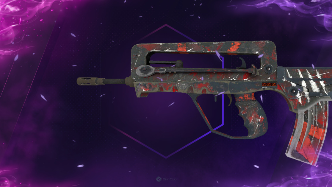 StatTrak™ FAMAS | Survivor Z (Battle-Scarred)