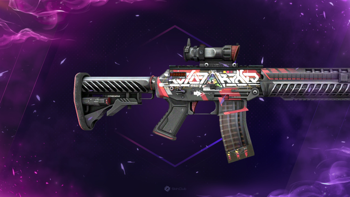 StatTrak™ SG 553 | Cyberforce (Well-Worn)