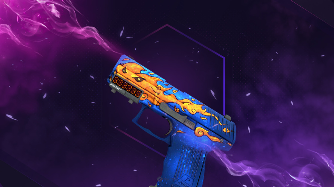 StatTrak™ P2000 | Fire Elemental (Factory New)