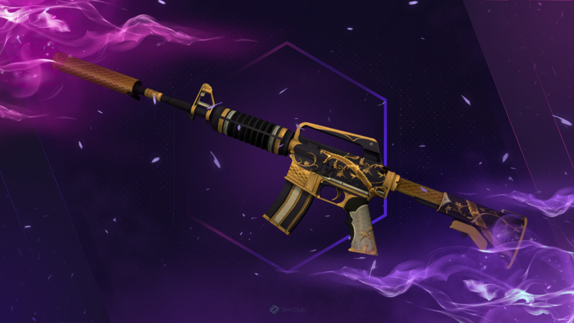 M4A1-S | Golden Coil (Minimal Wear)