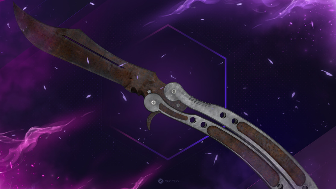 ★ Butterfly Knife | Rust Coat (Well-Worn)