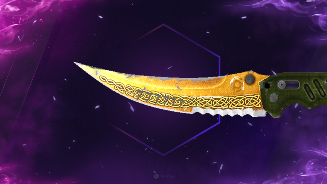★ StatTrak™ Flip Knife | Lore (Well-Worn)