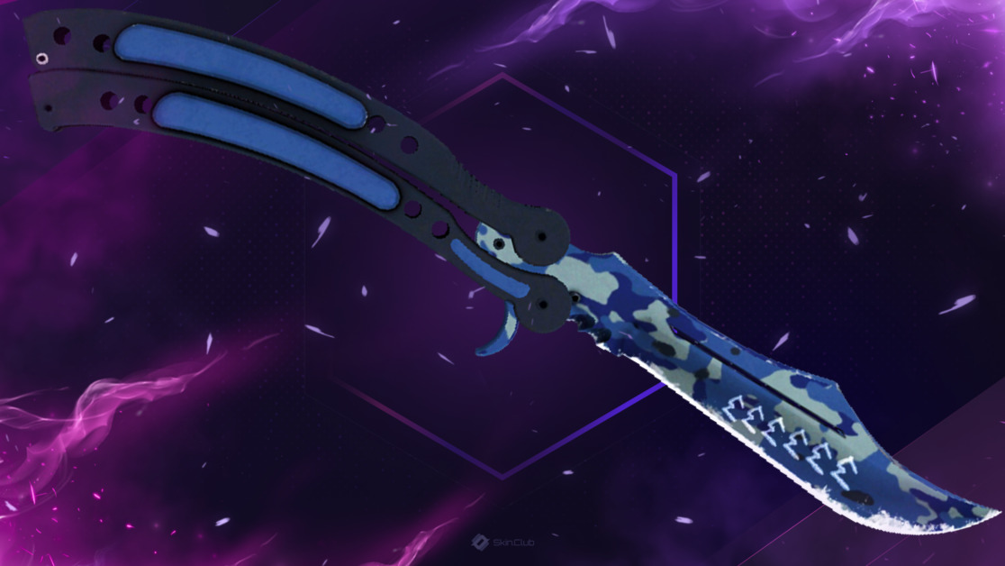 ★ StatTrak™ Butterfly Knife | Bright Water (Field-Tested)
