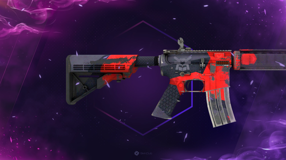 StatTrak™ M4A4 | Evil Daimyo (Well-Worn)