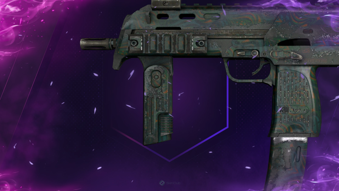 MP7 | Teal Blossom (Well-Worn)