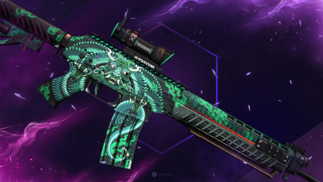 SG 553 | Dragon Tech (Minimal Wear)