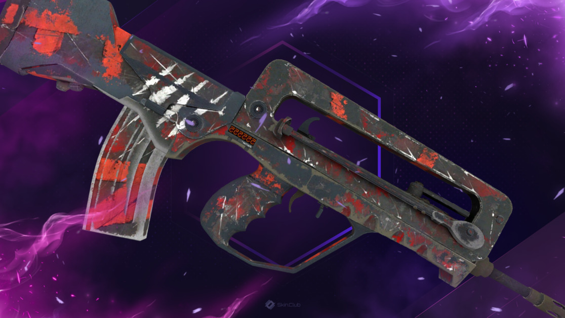 StatTrak™ FAMAS | Survivor Z (Battle-Scarred)
