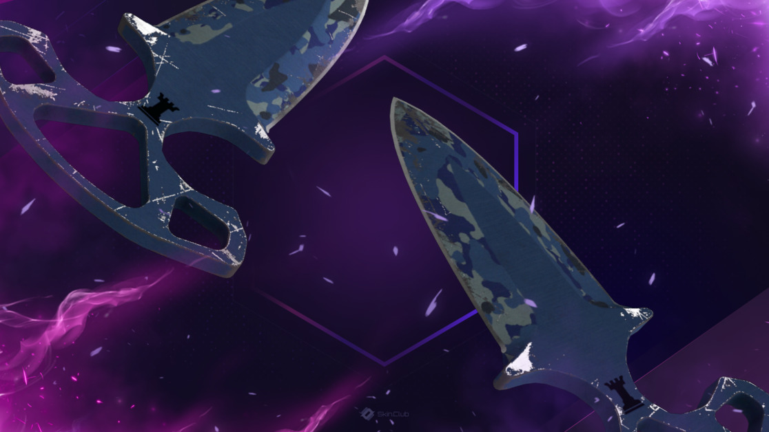 ★ Shadow Daggers | Bright Water (Battle-Scarred)