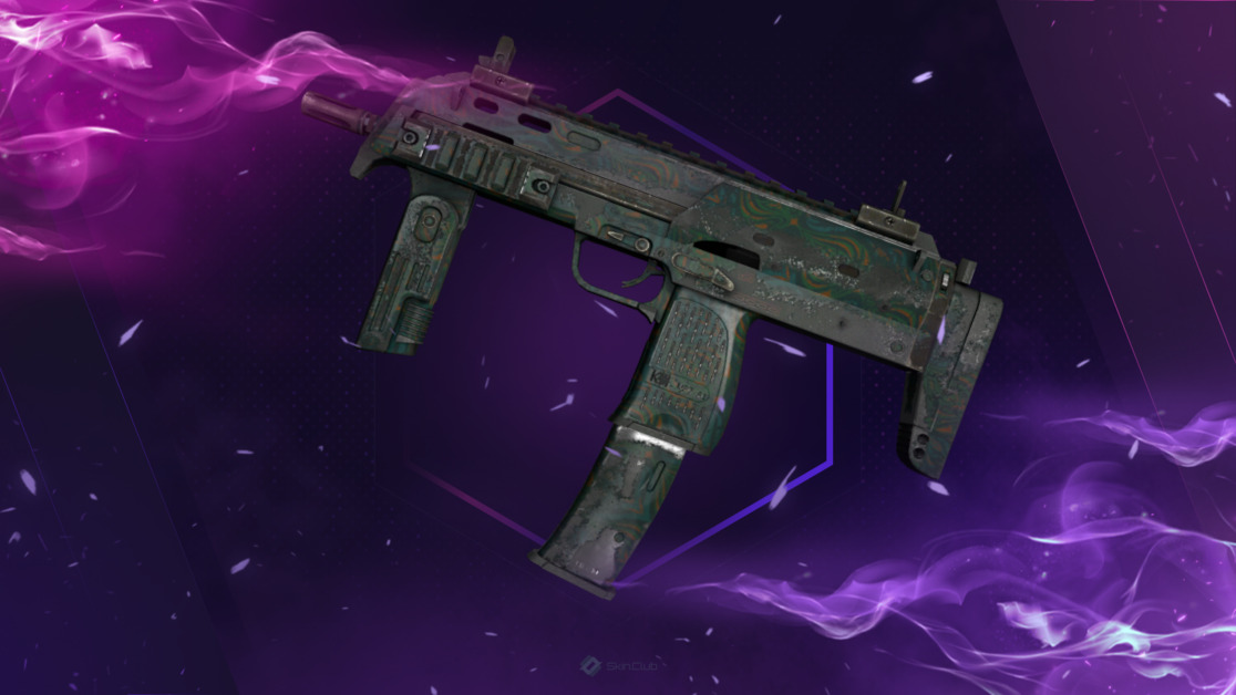 MP7 | Teal Blossom (Well-Worn)