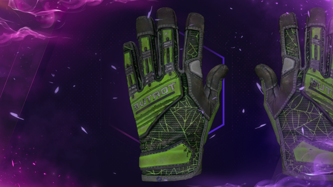 ★ Specialist Gloves | Emerald Web (Well-Worn)