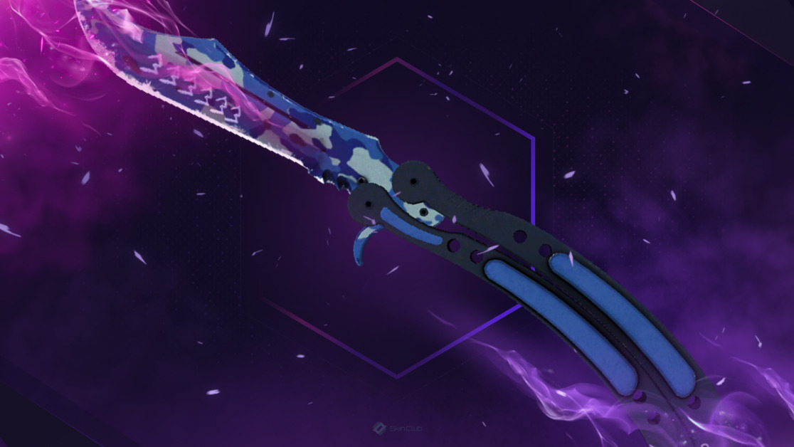 ★ StatTrak™ Butterfly Knife | Bright Water (Field-Tested)