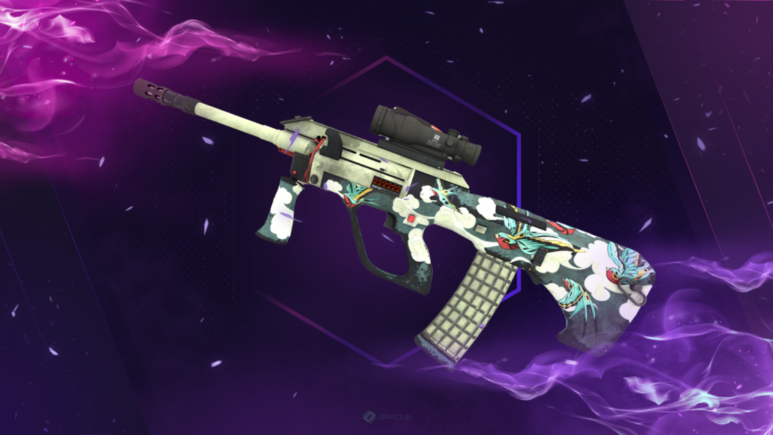 StatTrak™ AUG | Fleet Flock (Well-Worn)