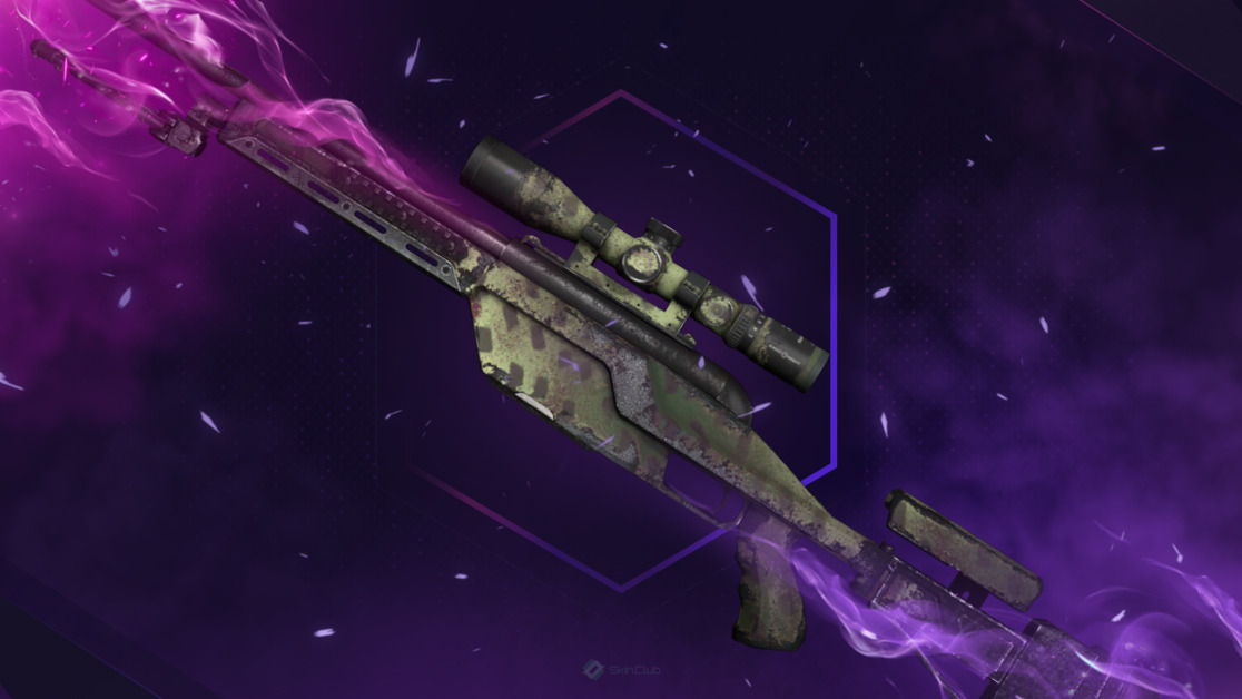 SSG 08 | Lichen Dashed (Well-Worn)