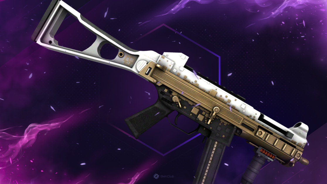 StatTrak™ UMP-45 | Gold Bismuth (Factory New)
