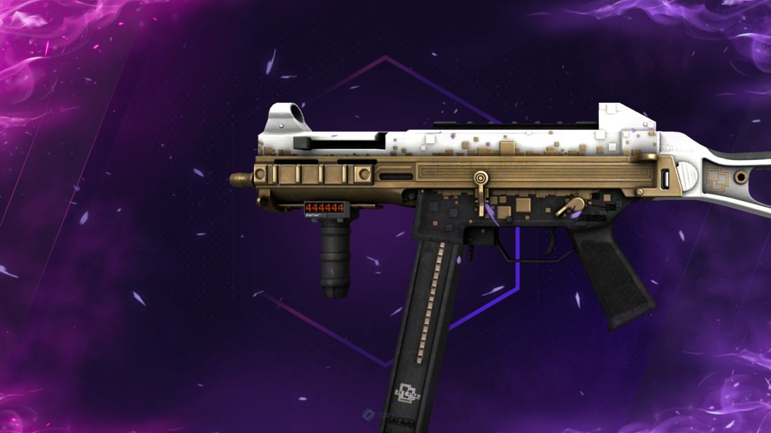 StatTrak™ UMP-45 | Gold Bismuth (Factory New)
