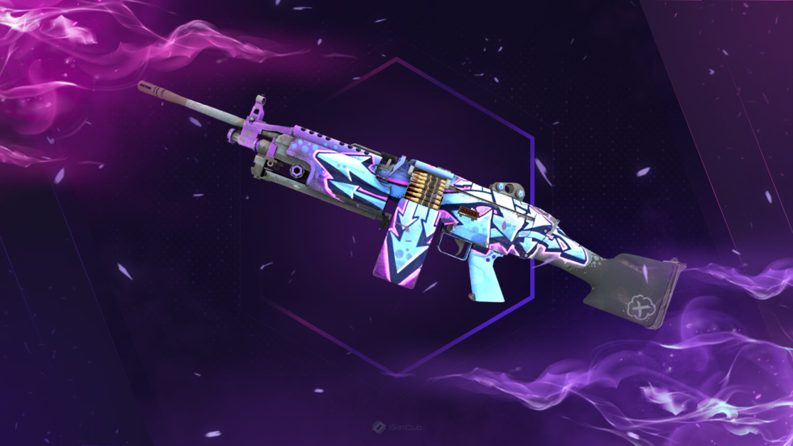 StatTrak™ M249 | Downtown (Minimal Wear)