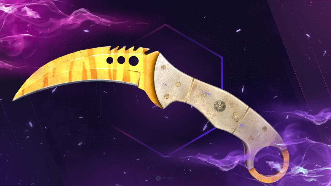 ★ Talon Knife | Tiger Tooth (Minimal Wear)