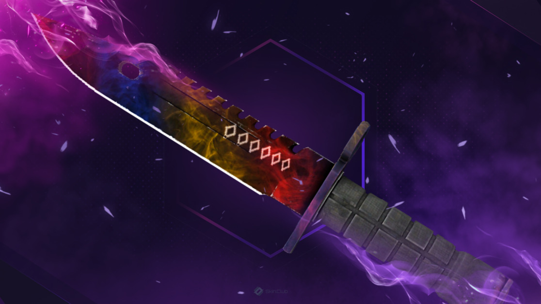 ★ StatTrak™ M9 Bayonet | Marble Fade (Minimal Wear)