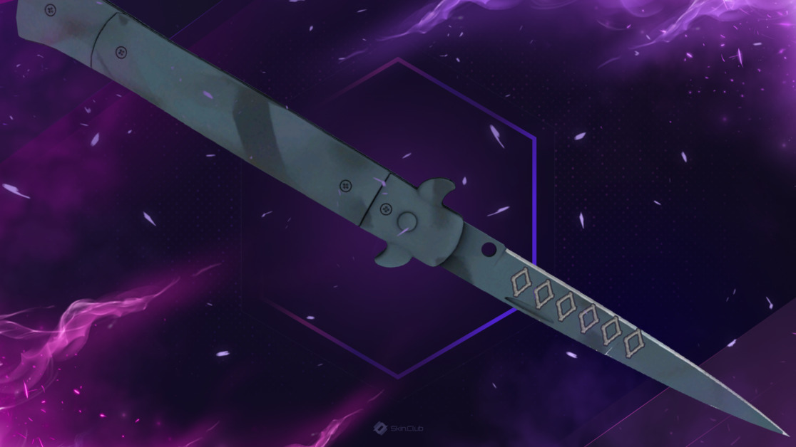 ★ StatTrak™ Stiletto Knife | Night Stripe (Factory New)