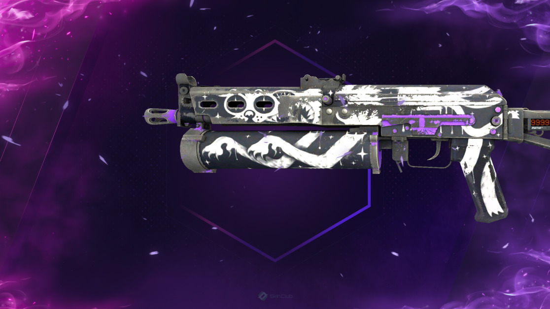 StatTrak™ PP-Bizon | Space Cat (Well-Worn)
