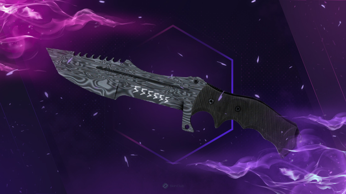 ★ StatTrak™ Huntsman Knife | Damascus Steel (Factory New)
