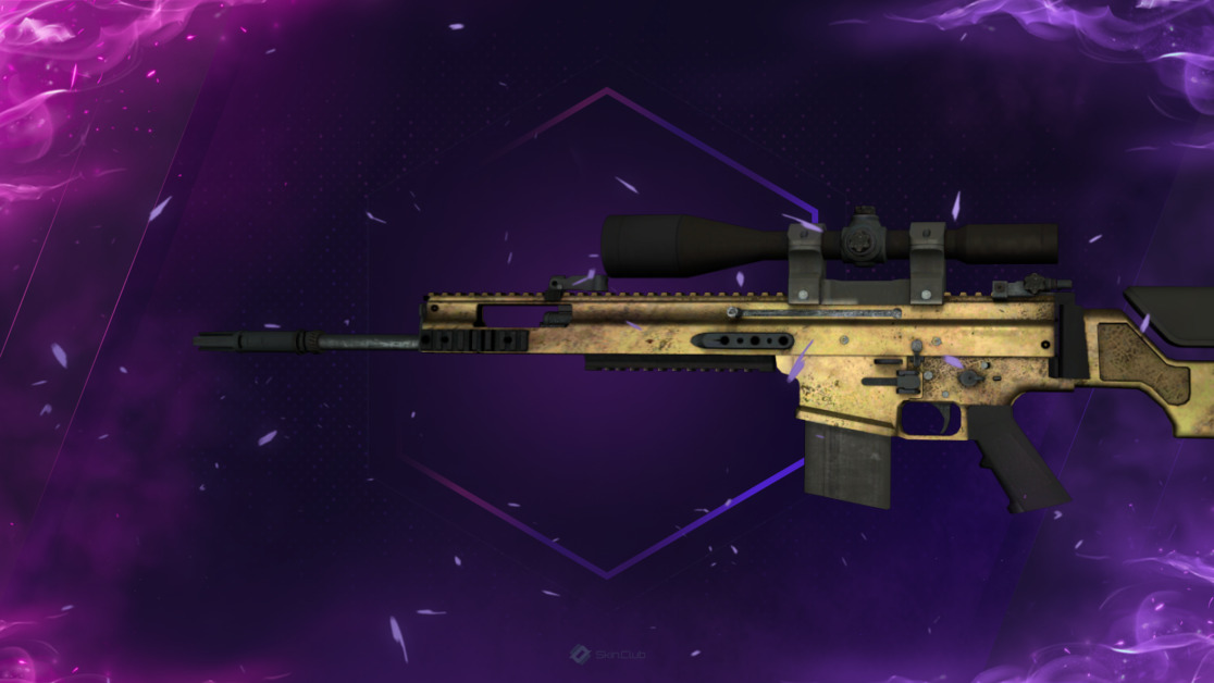 SCAR-20 | Brass (Field-Tested)