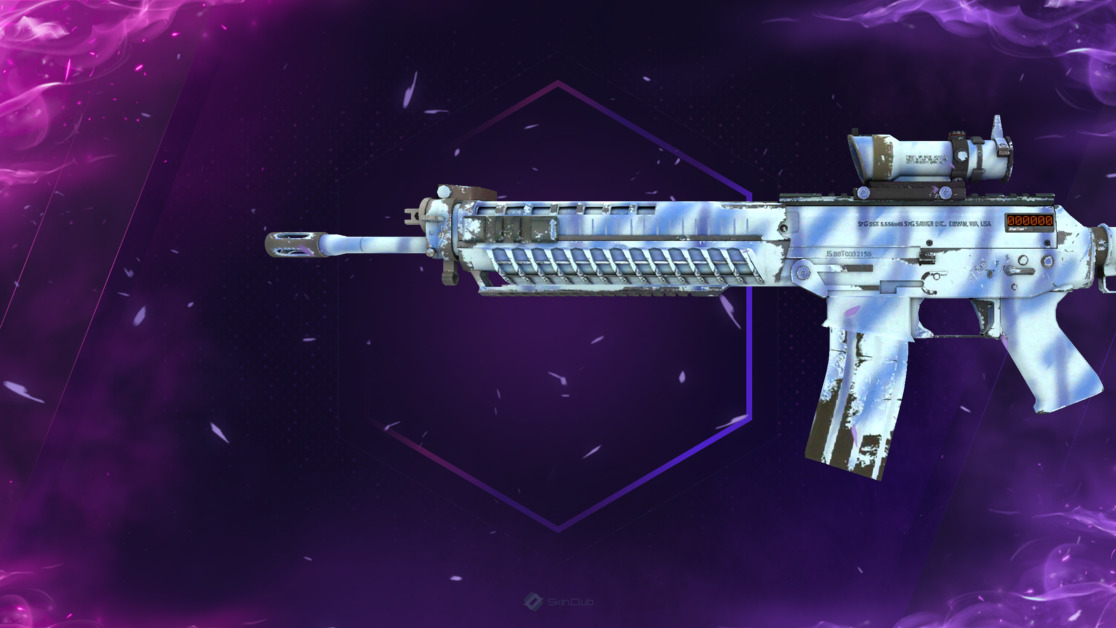 StatTrak™ SG 553 | Wave Spray (Field-Tested)