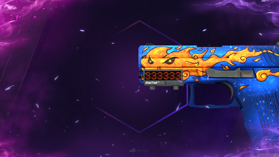 StatTrak™ P2000 | Fire Elemental (Factory New)