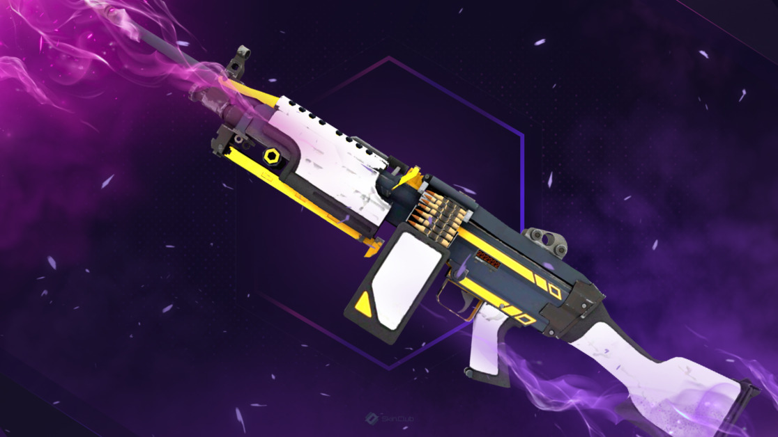 StatTrak™ M249 | Spectre (Minimal Wear)