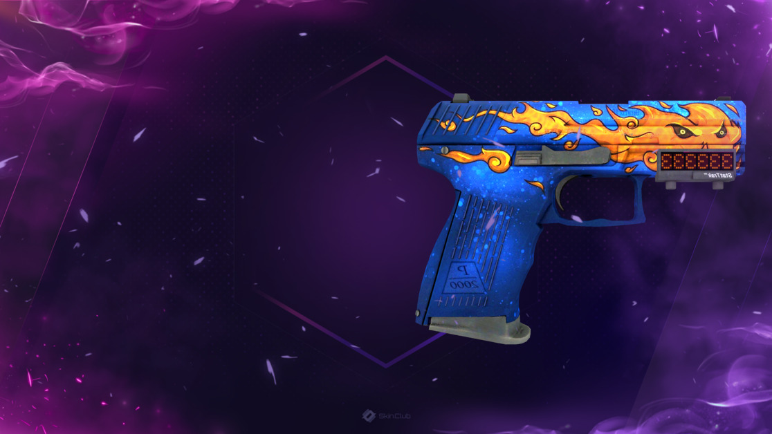 StatTrak™ P2000 | Fire Elemental (Factory New)